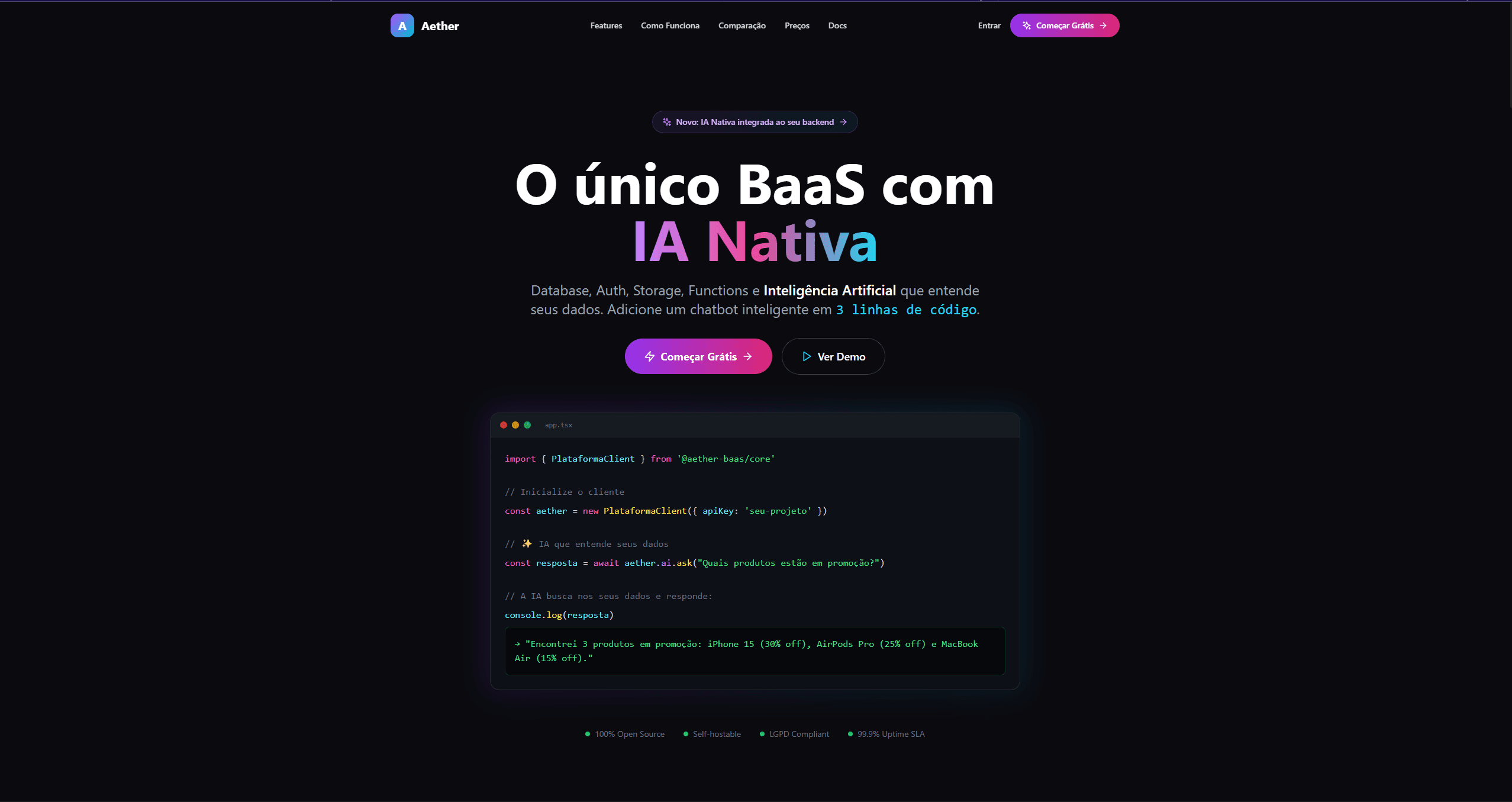 Pedágio Premium - Tela 1