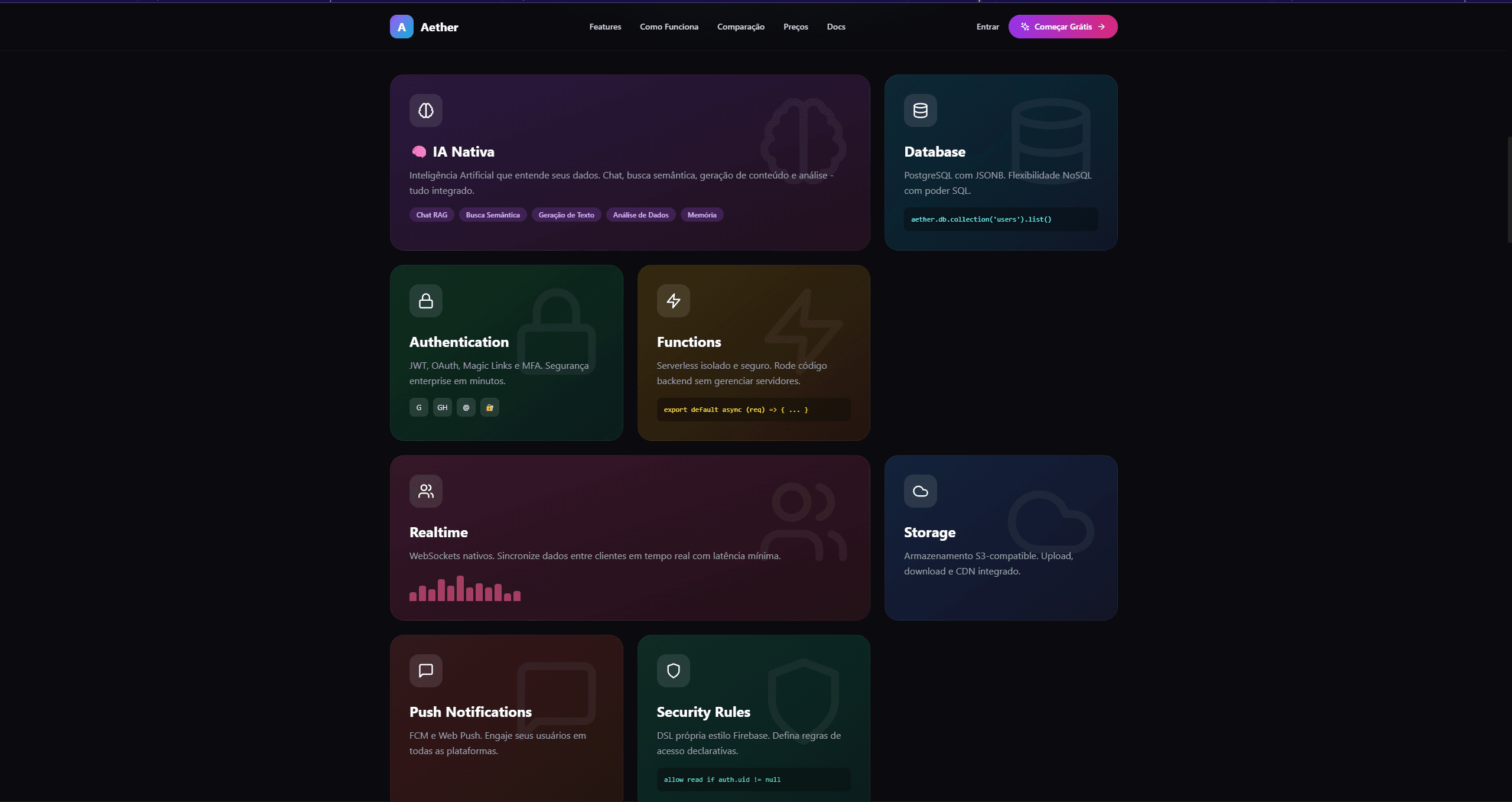 Sistema de Automação - Tela 1